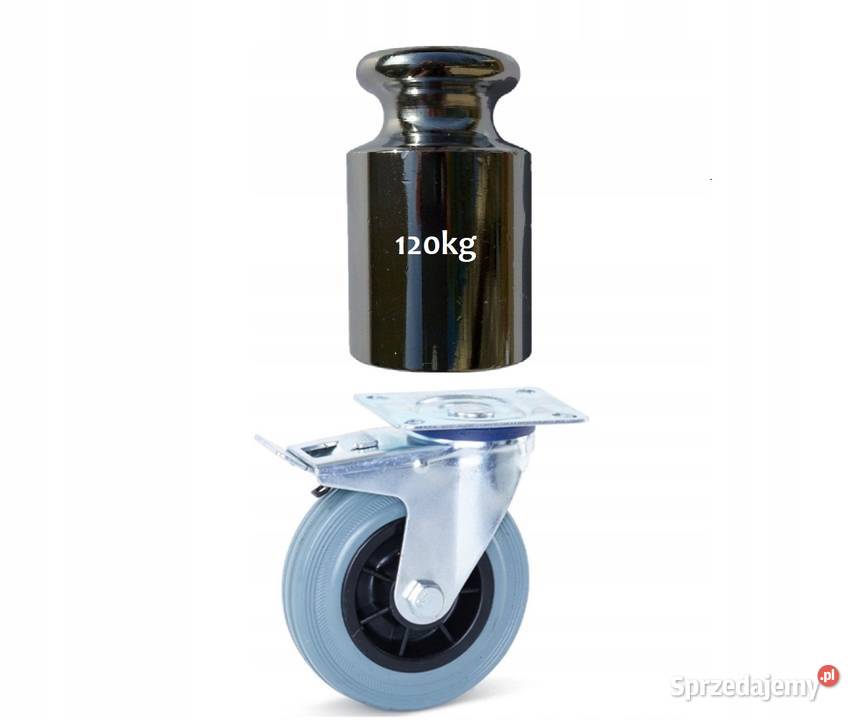 Kółko Obrotowe z Gumy 125mm 120 Hamulec sprzedam