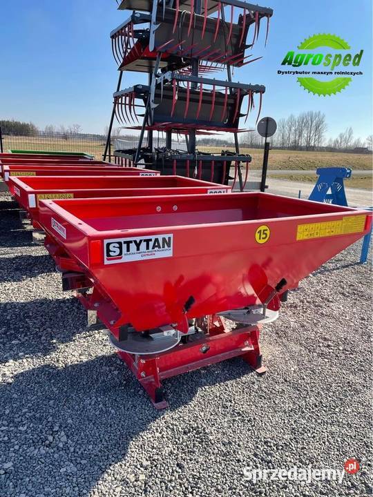 Rozsiewacz do nawozów dwutarczowy TYTAN STRUMYK nieuszkodzony