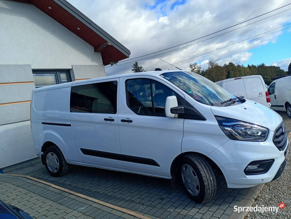 Ford Transit Custom doka 5osobowa longbrygadówka 170KM Ford Chełm Śląski sprzedam