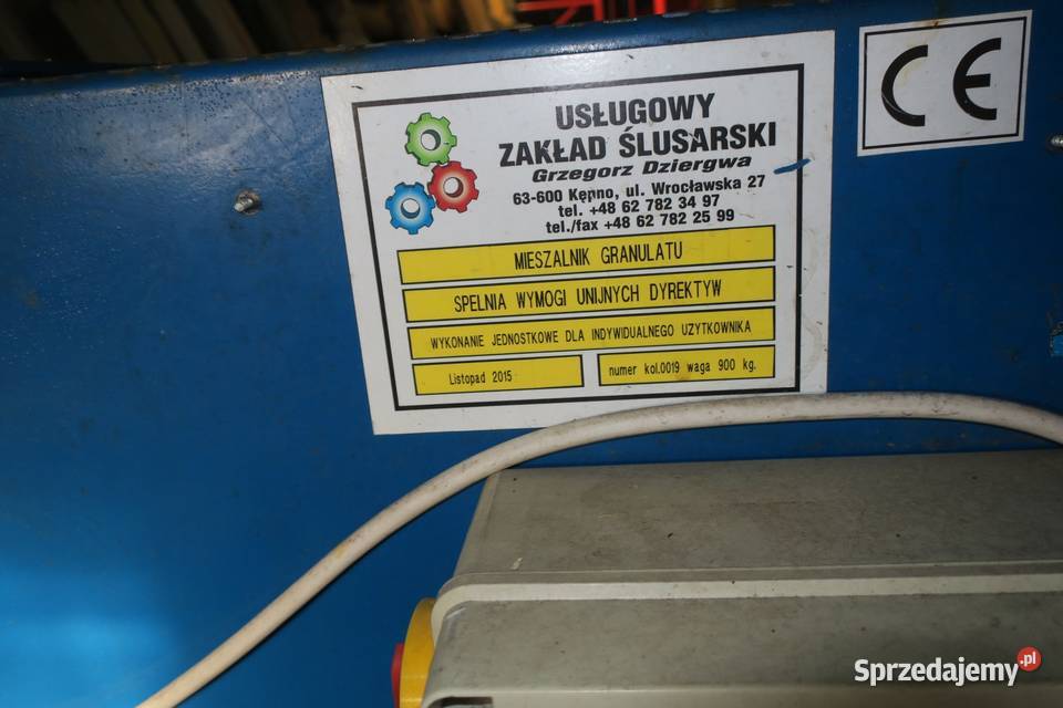 Mieszalnik granulatu pomorskie Kartuzy