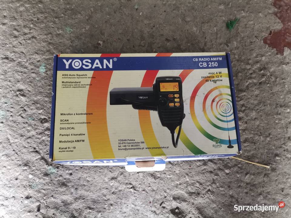 Cb radio yosan cb250 Zwoleń