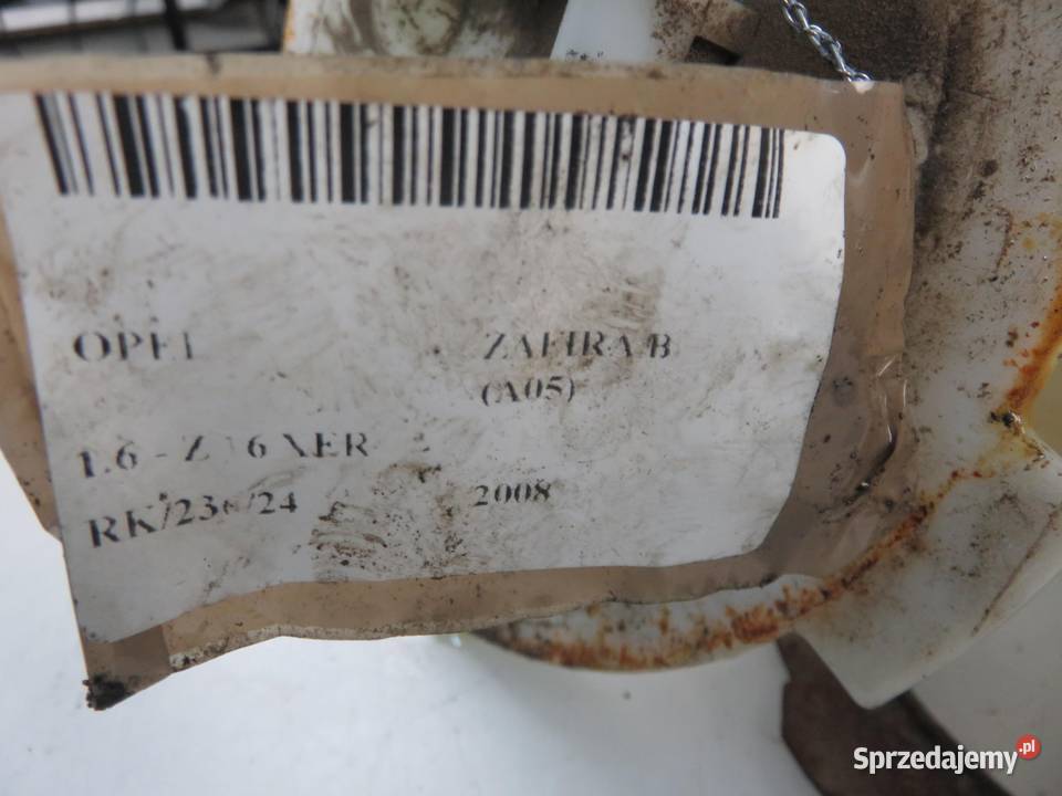POMPA PALIWA OPEL ZAFIRA B 16 0580314115