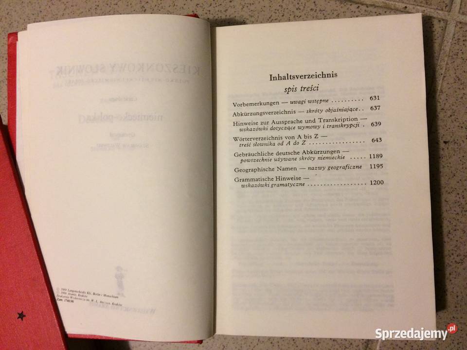 Słownik PolskoNiemiecki Słownik NiemieckoPolski Wrocław