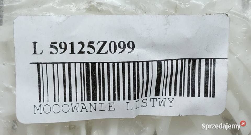 SPINKA LISTWY BOCZNA SZEROKA MERCEDES 190 W201 osobowe Motoryzacja Mielęcin