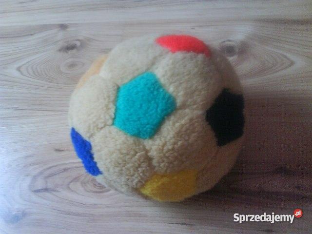 mięciutka pluszowa piłka czerwony Kielce sprzedam