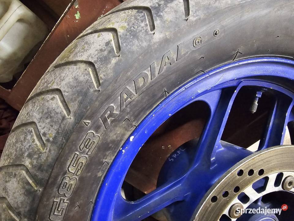 Kawasaki GPX 600 koło tył tylne tylnie opona dolnośląskie