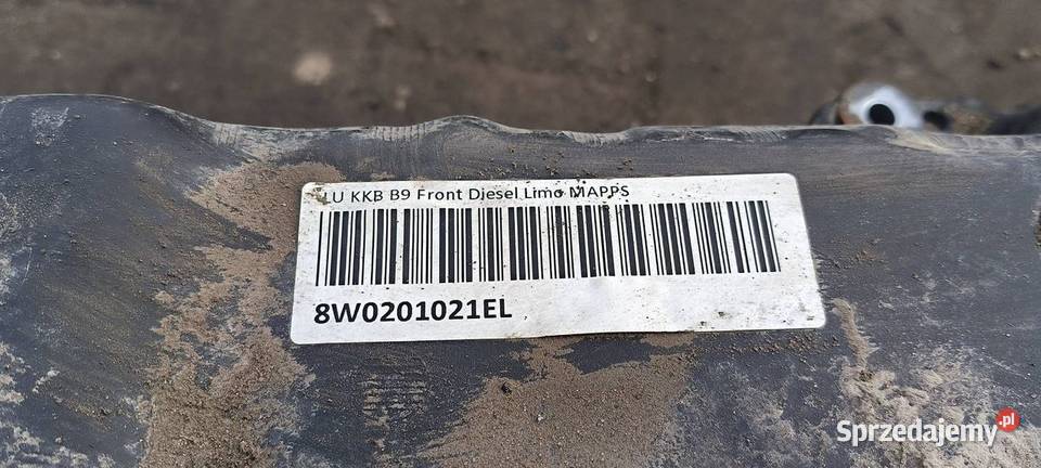 ZBIORNIK PALIWA AUDI A4 B9 8W0201021EL Lipno