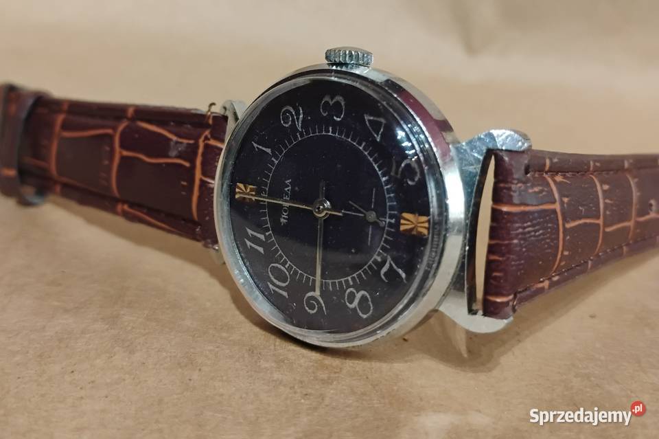 Zegarek Męski Pobieda krab 15 JEWELS 2602 ciemno Opole