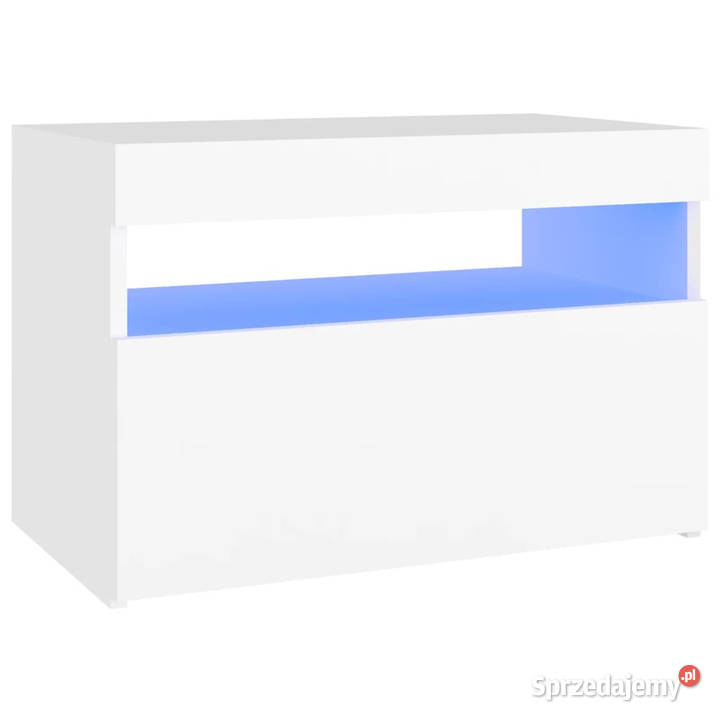 Szafka nocna z oświetleniem LED biała 60x35x40 Nocne Warszawa sprzedam