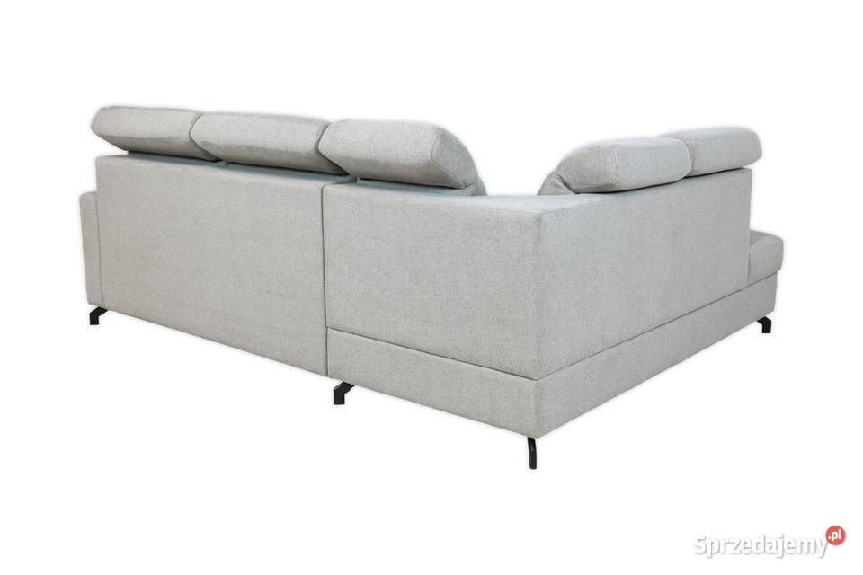 Nowoczesny narożnik Sułtan funkcja spania śląskie Piasek
