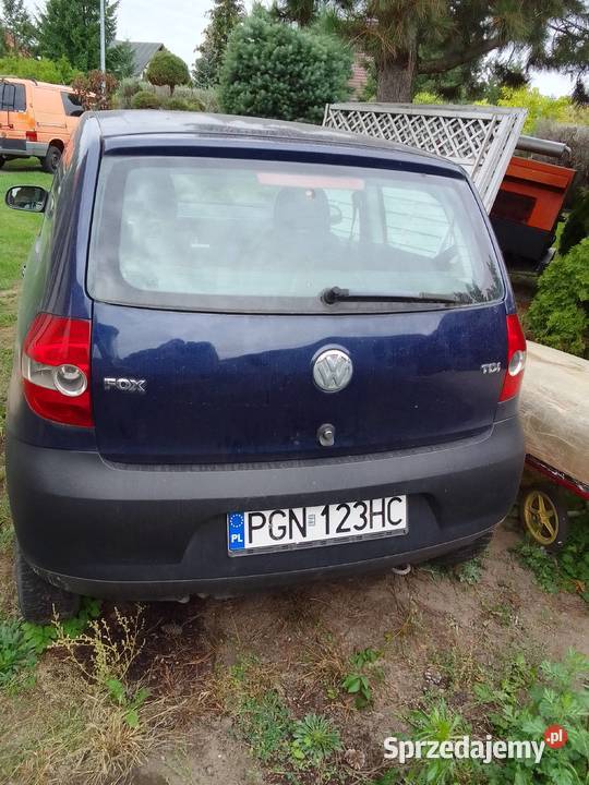 VW FOX 14 TDI 188 przebiegu Gniezno sprzedam