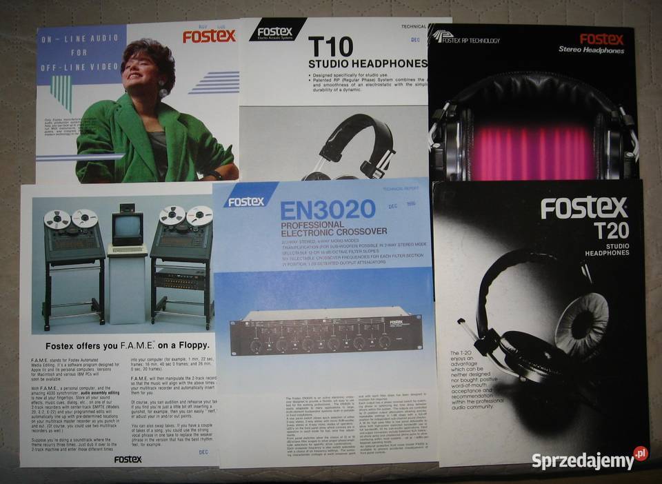Fostex mikrofony rejestratory magnetofony Kępice