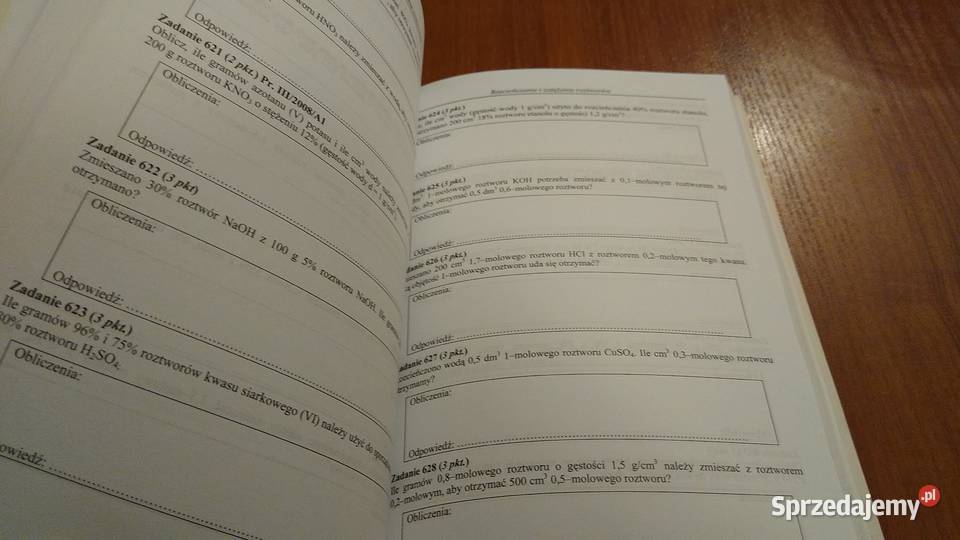 Chemia zbiór otwartych zadań maturalnych z Gdańsk