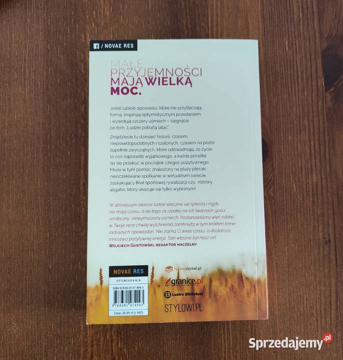 Ludzie Potrafią Latać Książka Opowiadania miękka Szczecin