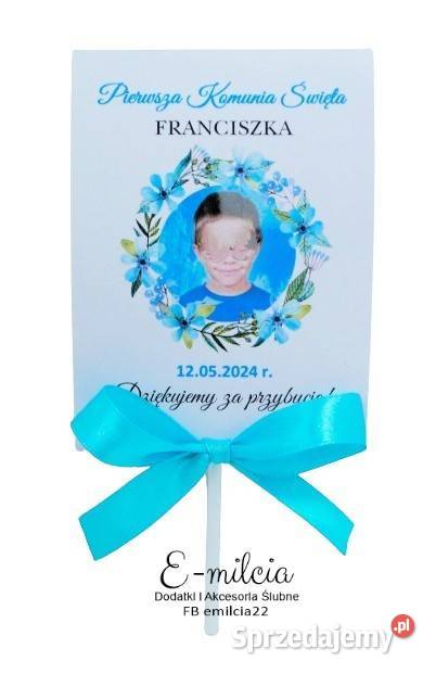 Podziękowania Gości z okazji I Komunii Św LIZAK Zielona Góra sprzedam