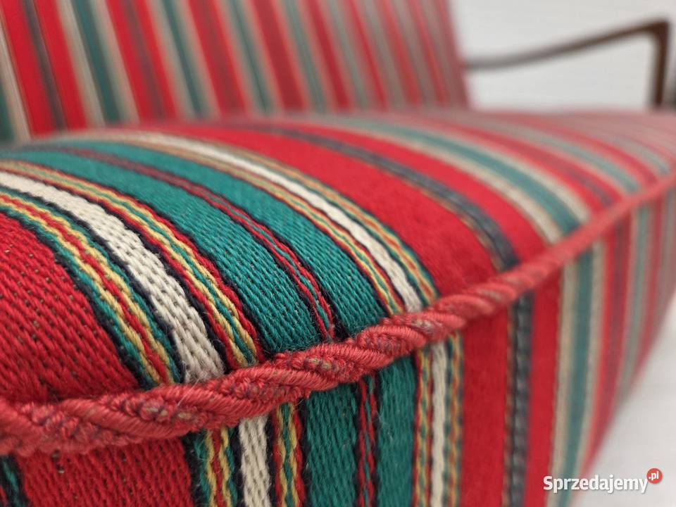 Lata 60 Duńska sofa dwuosobowa design Fritz Poznań