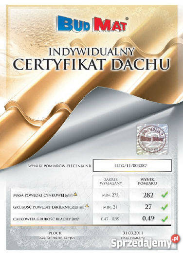 Blachodachówka ZEFIR promocja lubelskie Kazimierzówka