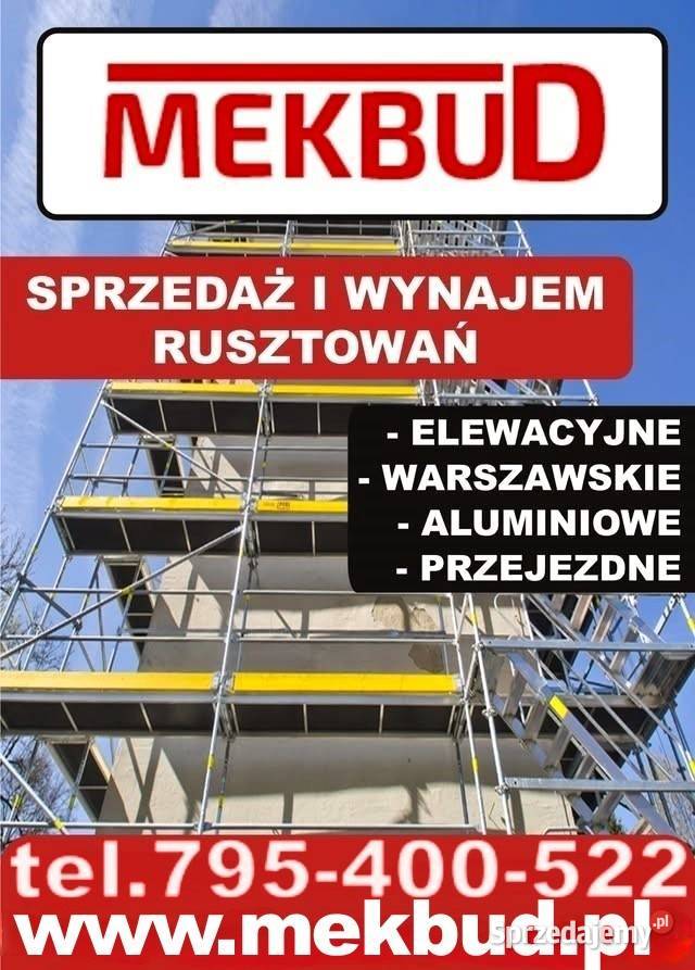 WYNAJEM Sprzedaż Rusztowań ELEWACYJNYCH
