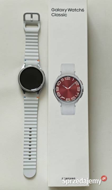 srebrny zegarek smartwatch Samsung Galaxy Watch Częstochowa
