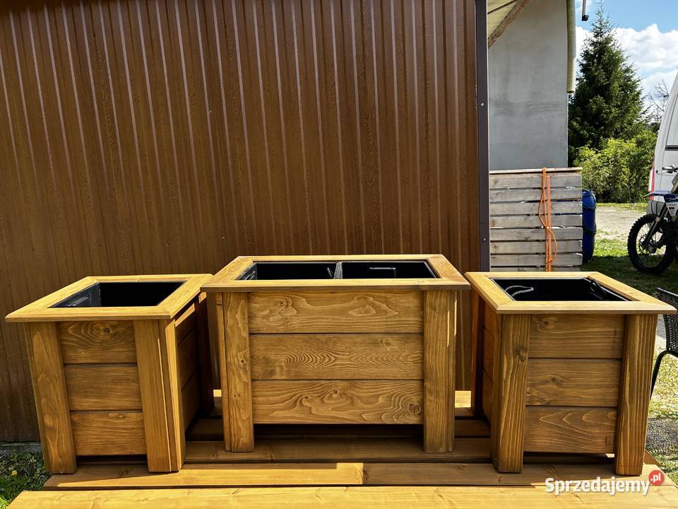 Donice ogrodowe drewniane Szczawa