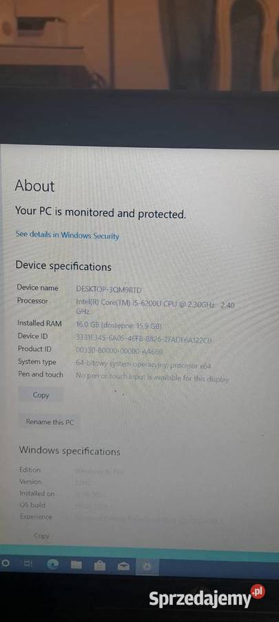 Notebook HP ProBook 450 G3 156 Intel Core i5 16 dolnośląskie