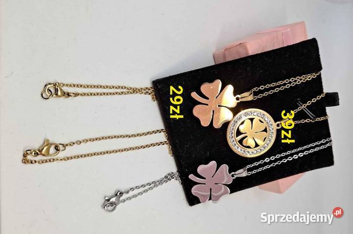 Łańcuszek celebrytka naszyjnik Stainless Steel Kobylany