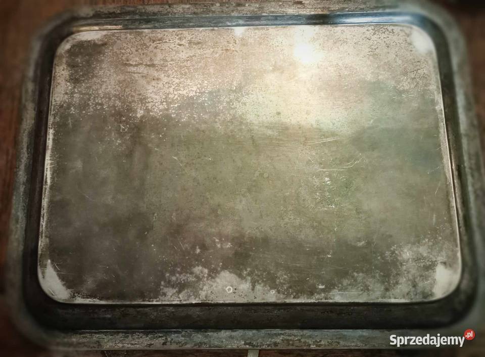 Srebrna taca Minerwa Franca XIX w małopolskie Kraków