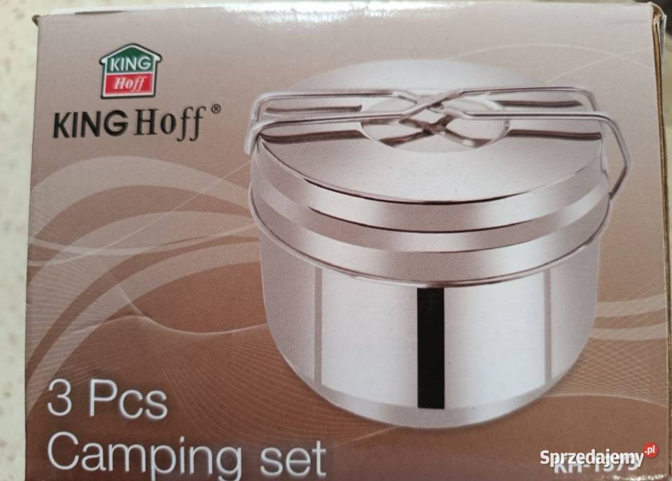 Menażki Campingowe King Hoff 3 Pcs Garnek Garnki Pyskowice