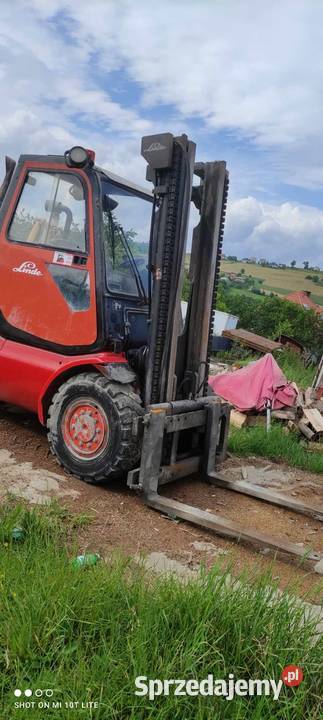 Wózek widłowy Linde H45 udźwig 4500 produkcji Linde Nowy Sącz