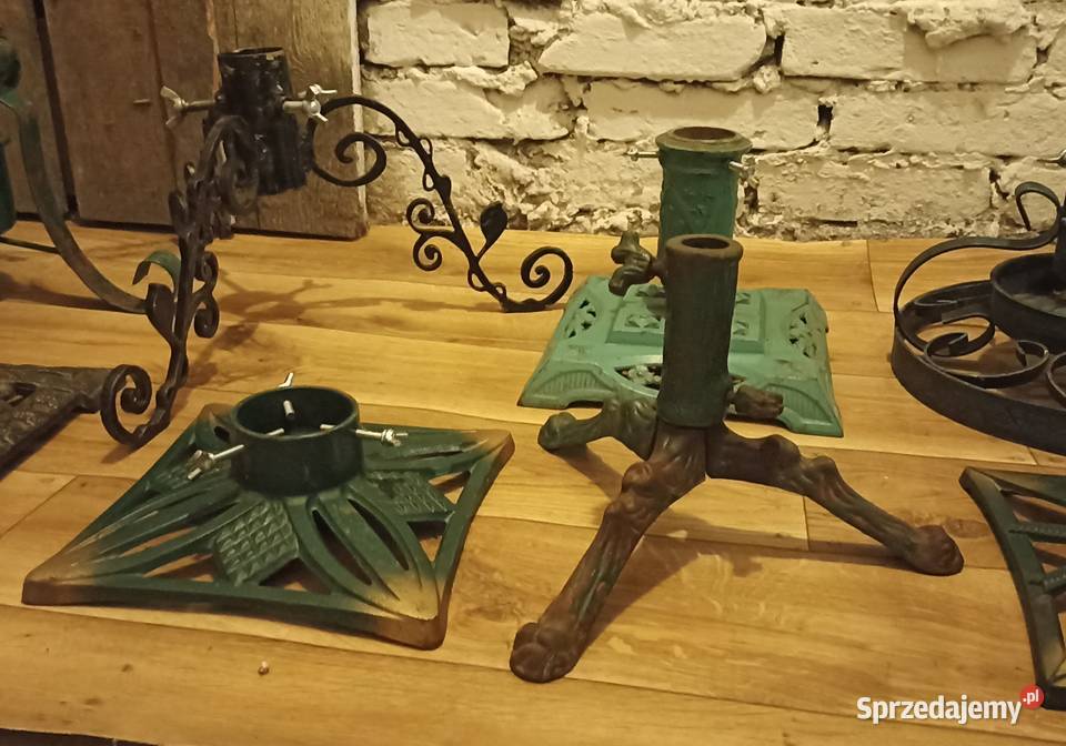 Stare solidne stabilne stojaki pod choinkę 8