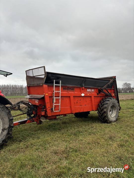 Rozrzutnik obornika Rafal Sodimac 900 10t nieuszkodzony lubelskie Radzyń Podlaski