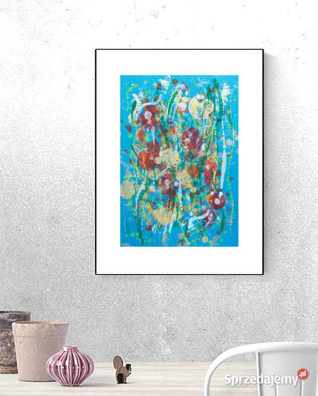 ładna grafika do sypialni abstrakcja do salonu łódzkie Łódź