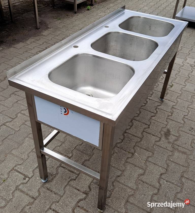 ZLEW GASTRONOMICZNY 3 KOMOROWY 1506085 M934N Nowe Skalmierzyce sprzedam