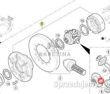CLAAS Arion 610 660 Mechanizm Różnicowy Tylnego Jastrzębniki sprzedam