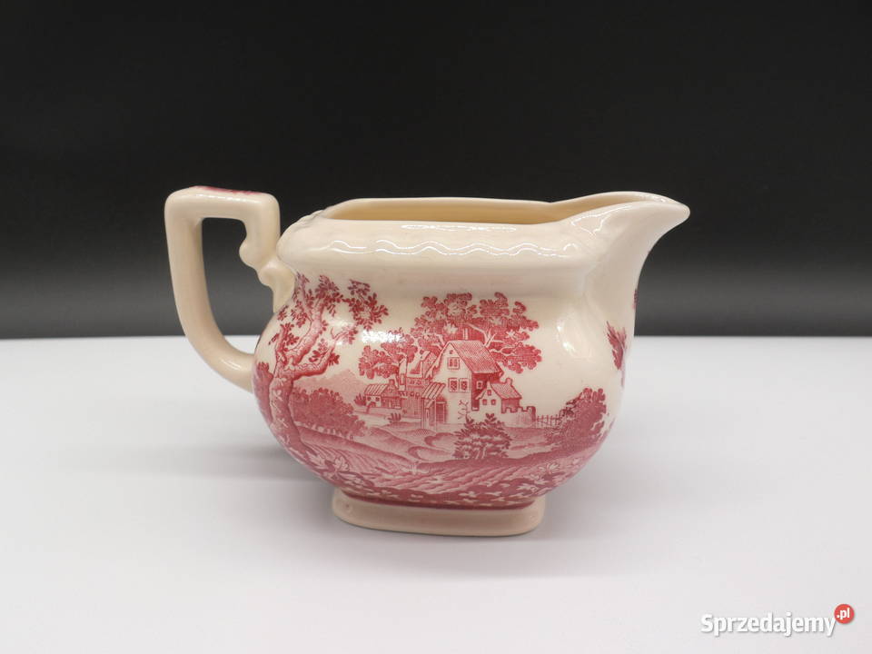 Mlecznik Villeroy Boch Seria Rusticana Czerwona Porcelana i szkło Raszków sprzedam