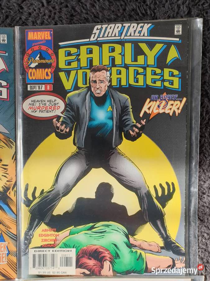 Star Trek Early Voyages zestaw 4 komiksów Marvel Gdynia