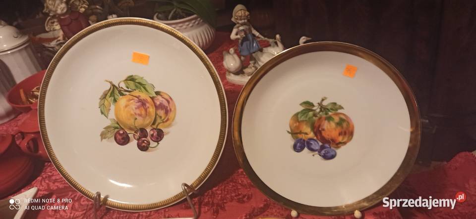 Patera z owocami CL Czechslovakia Biała Gdańsk