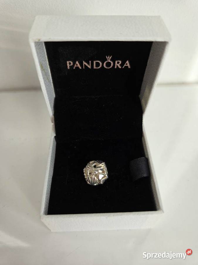 Ażurowy charms Rozgwiazda muszle i serca srebro srebro Liszki