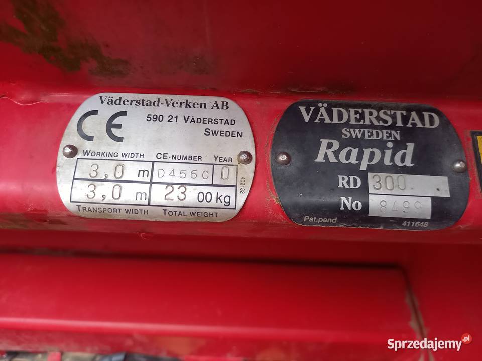 Vaderstad Rapid 300S Vaderstadt Kaczyce sprzedam