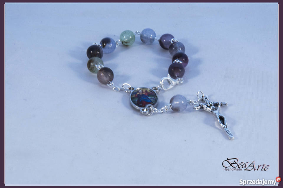 Różaniec dziesiątka św Krzysztof sprzedam