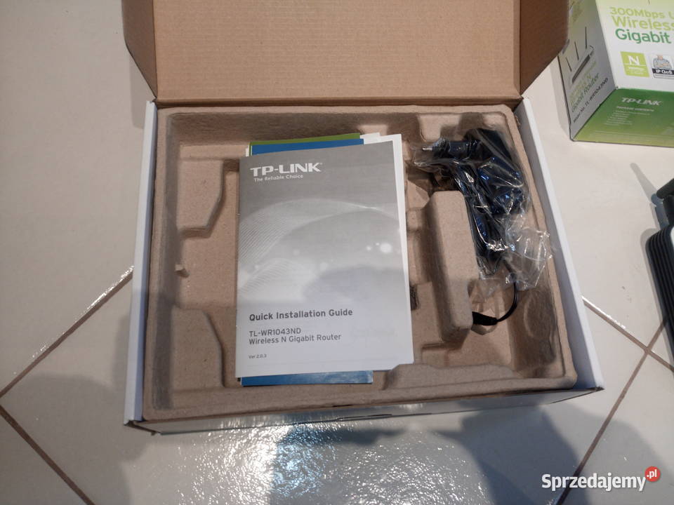 Router TPLink TLWR 1043 ND WiFi Internet i komunikacja Olsztyn