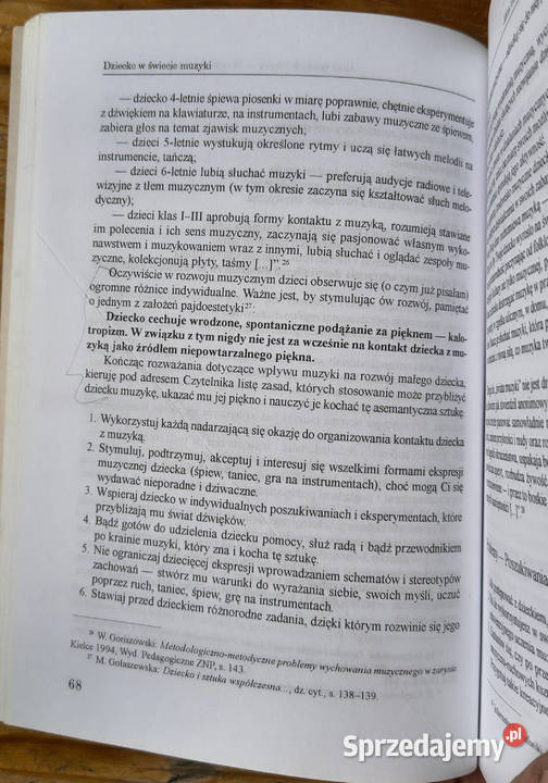 Dziecko w świecie muzyki sztuki Bronisława Sosnowiec