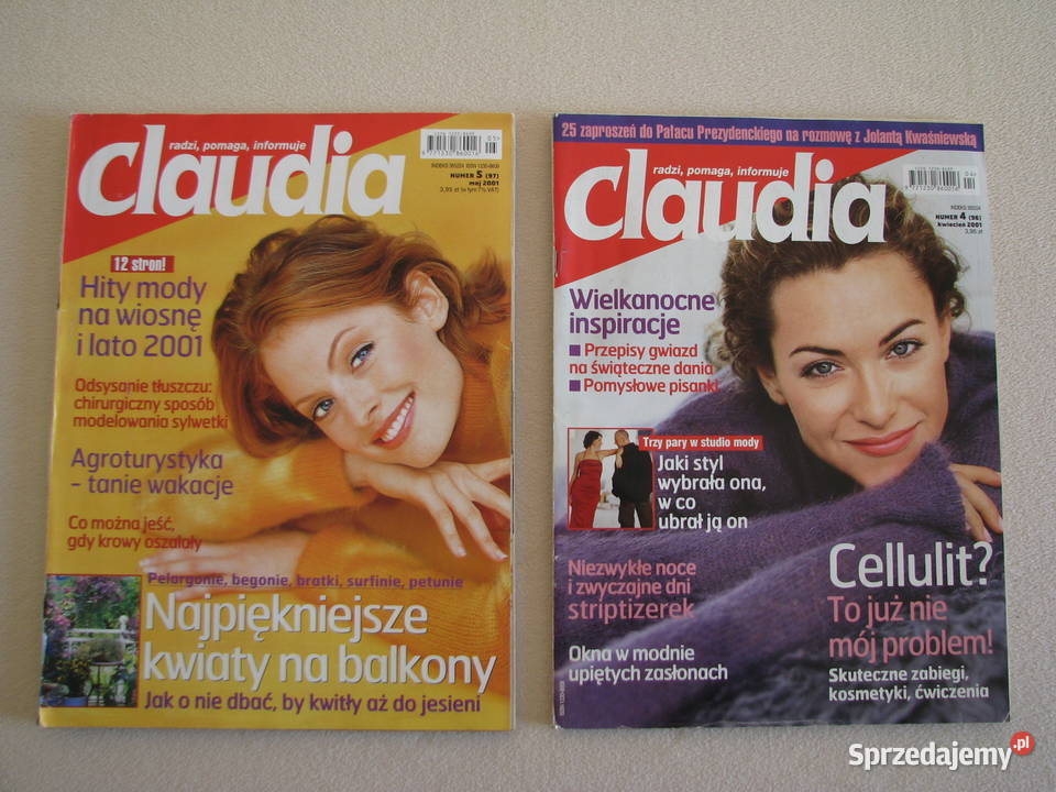 Magazyn Claudia miesięcznik z lat 1997 2013 małopolskie Brzegi