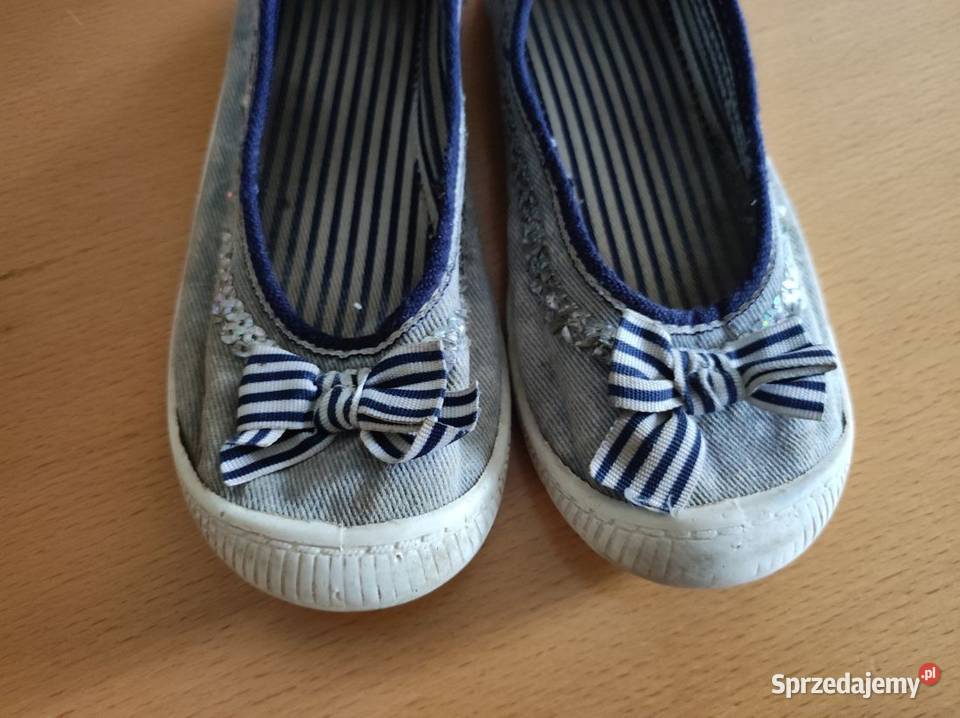 dziewczęce letnie tenisówki z kokardką z Kielce