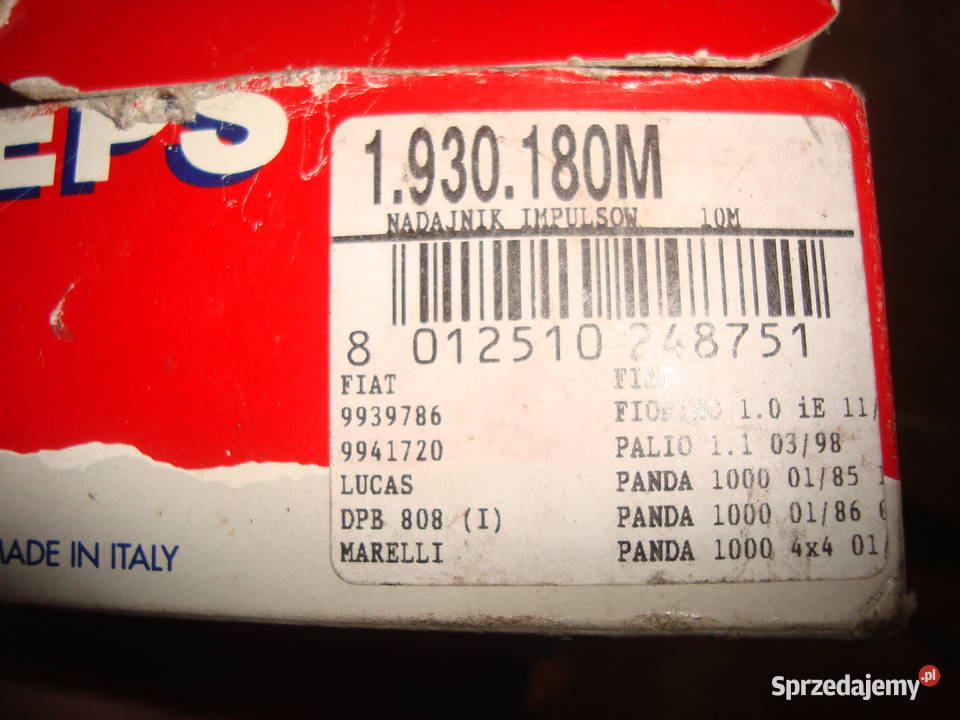 Czujnik aparatu zapłonowego fiat tipo uno panda