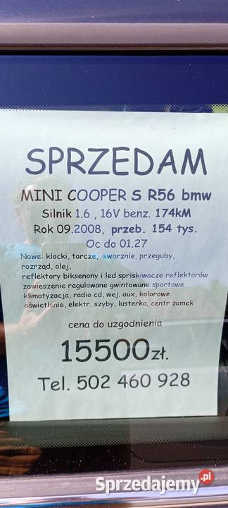 MINI GOKARD COOPER S WYŚCIGÓWKA Jugowice