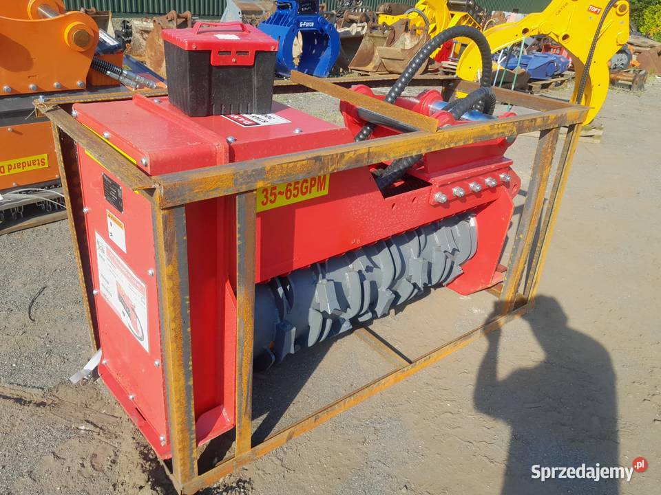 Mulczer hydrauliczny bębnowy głowica kosząca