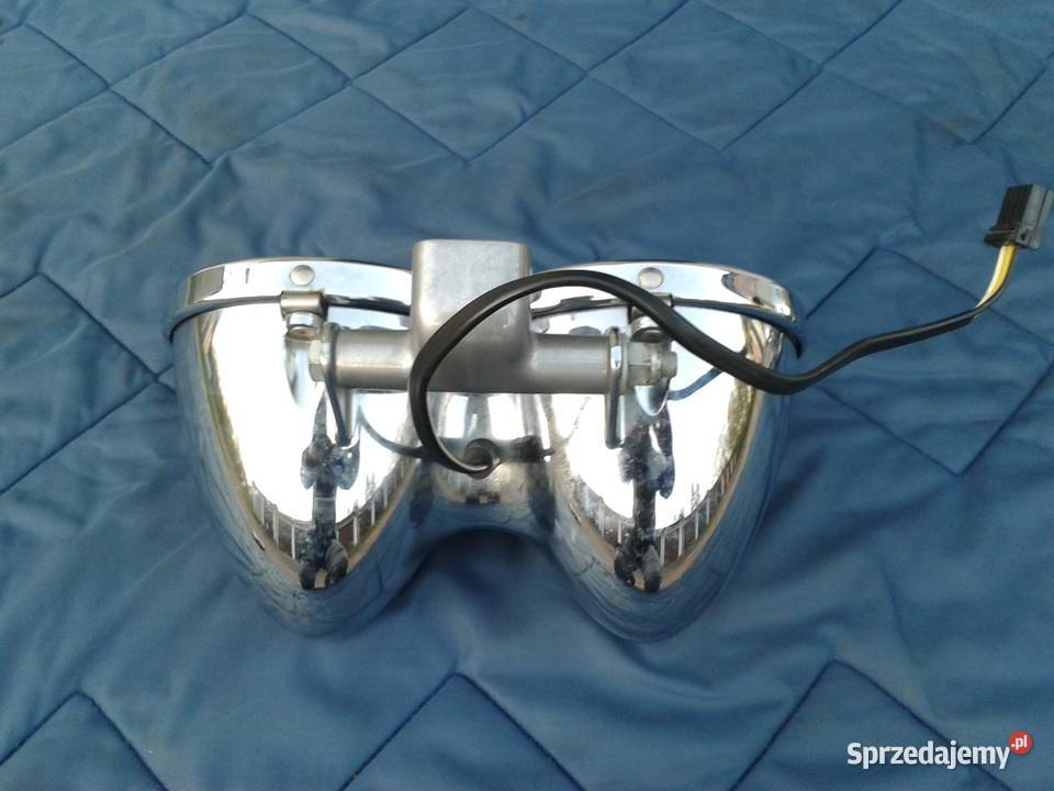 Harley dyna fat bob lampa przód Części i akcesoria motocyklowe Rybnik