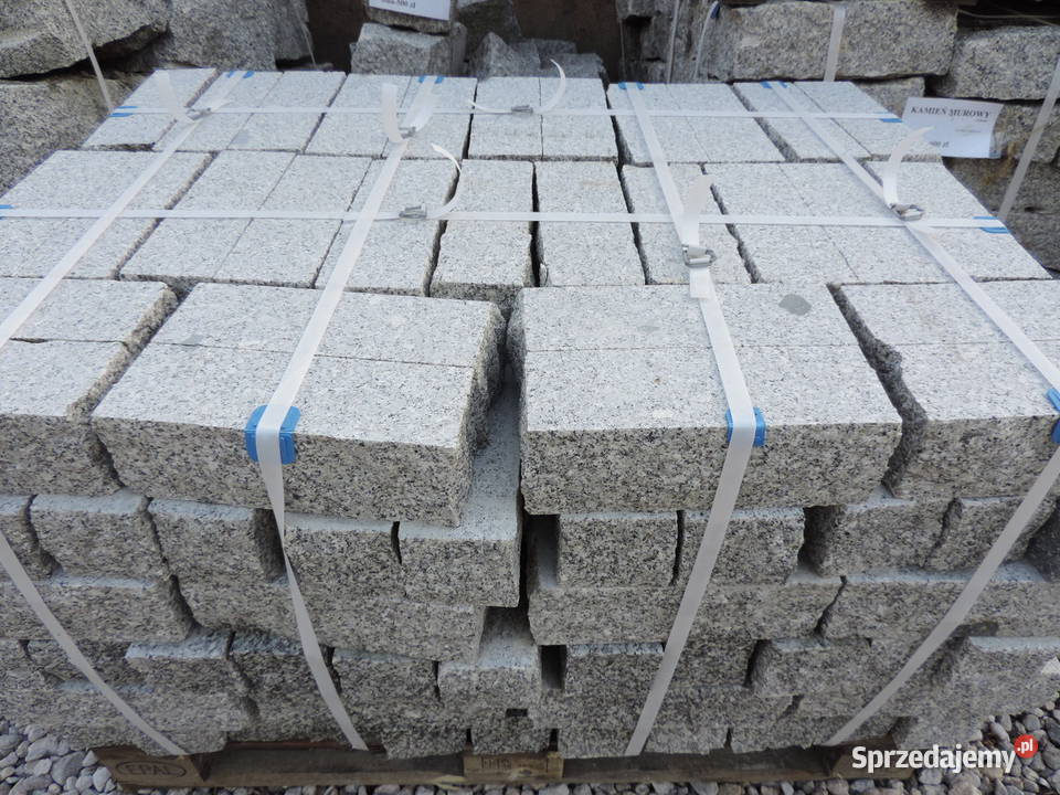 Kamień szary do gabionu ogrodzenie granit