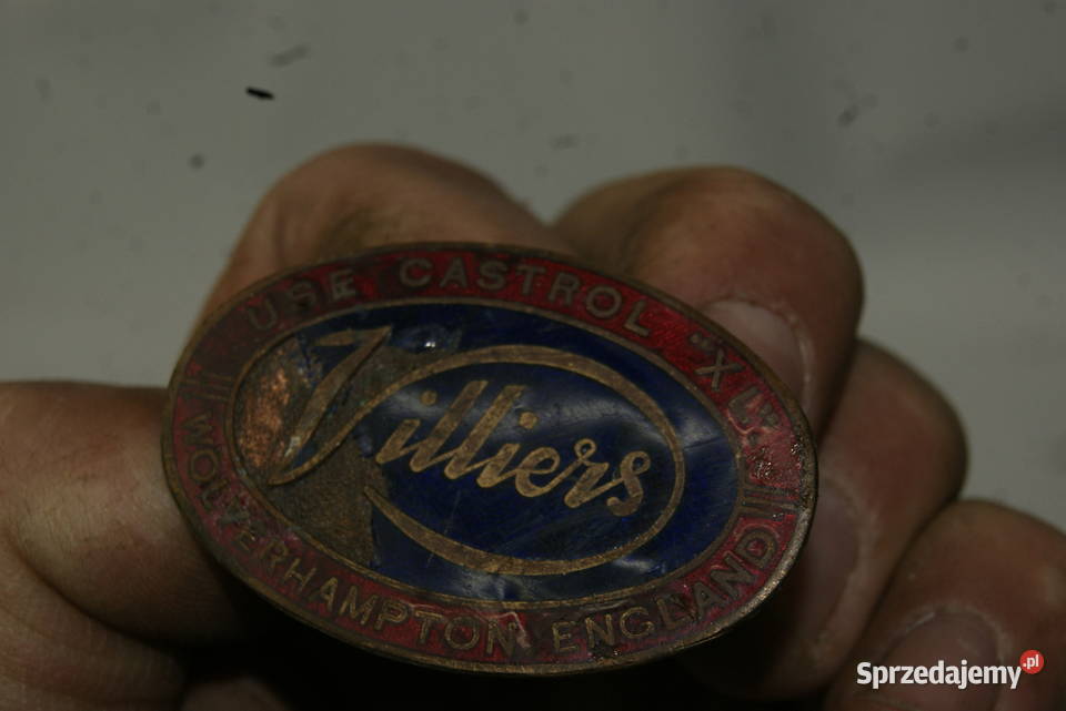 EMBLEMAT VILLIERS ORGINAŁ POKRYWA SILNIKA JAWA